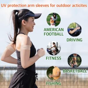 Nutriadvisor Dalot Skin color Natural Sun Protection Arm Sleeves for Women Men (Right Hand Glove)