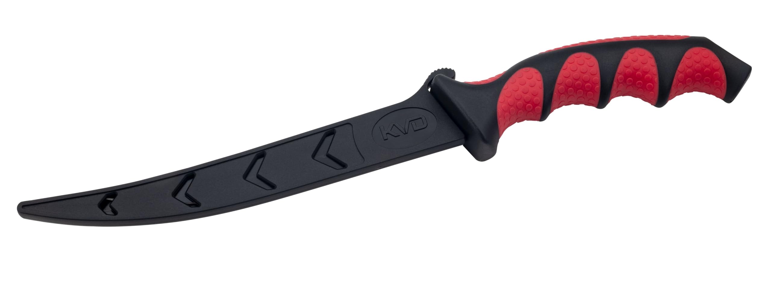 Strike King (FK6KVD) KVD 6 Filet Knife, Red, 4116 Germain Stainless Steel Blade