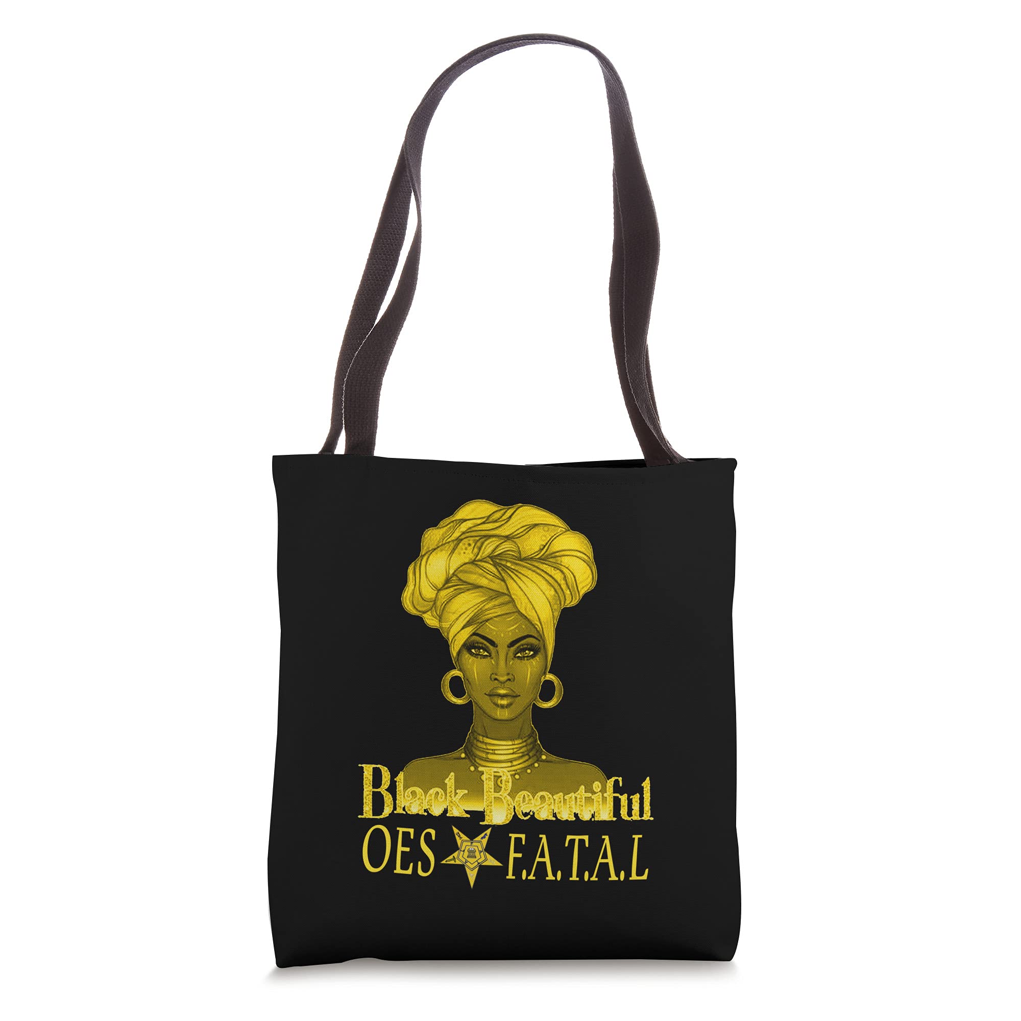 Order Of The Eastern Star OES Ring Diva Black Beautiful Tote Bag