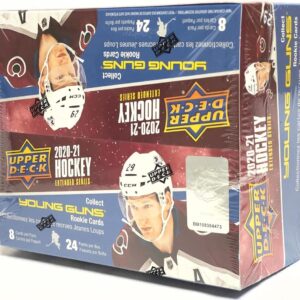 2020/21 Upper Deck Extended Series Retail Box - 24 Packs of 8 Cards - 6 Young Guns Each Box