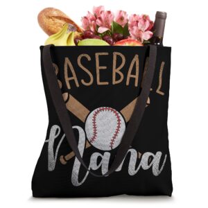 Baseball Player Baseball Nana Mothers Day Retired Baseball Tote Bag