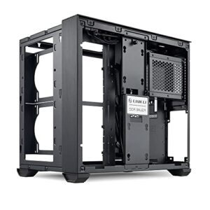 Lian Li O11 Air Small Case - Mini ITX - Mesh & Aluminum Panel - include 2 x 140MM PWM fans & 120mm PWM fan - up to 200mm long full ATX PSUs (O11AMX BLACK)