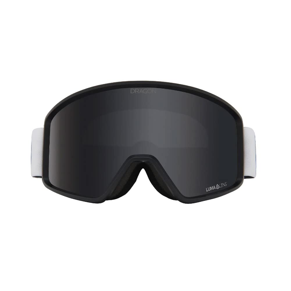 Dragon Unisex Snowgoggles DXT OTG - Fade Black Lite with Lumalens Dark Smoke, Large