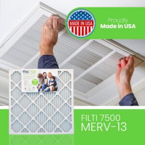 FILTI 20x30x1 Air Filter MERV 13 | Pleated Home Air Filter | HVAC AC Furnace Filter MADE IN USA (4 Pack)