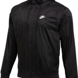 Nike Sportswear Windrunner Hooded Windbreaker Men's Jacket (Black, L)