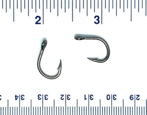 100 gerry's tackle 4x strength black nickel l319 style live bait hooks size 6