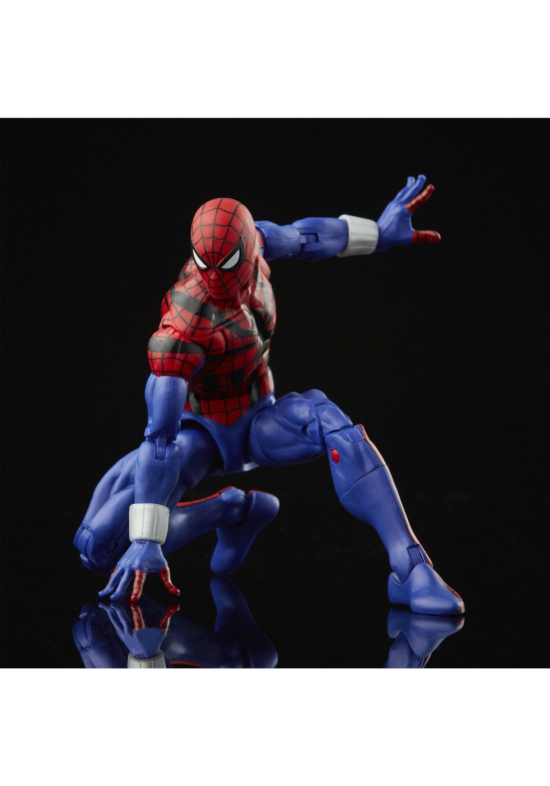 Spider-Man Marvel Legends Series 6-inch Ben Reilly Action Figure Toy, Includes 5 Accessories: 4 Alternate Hands, 1 Web Line FX