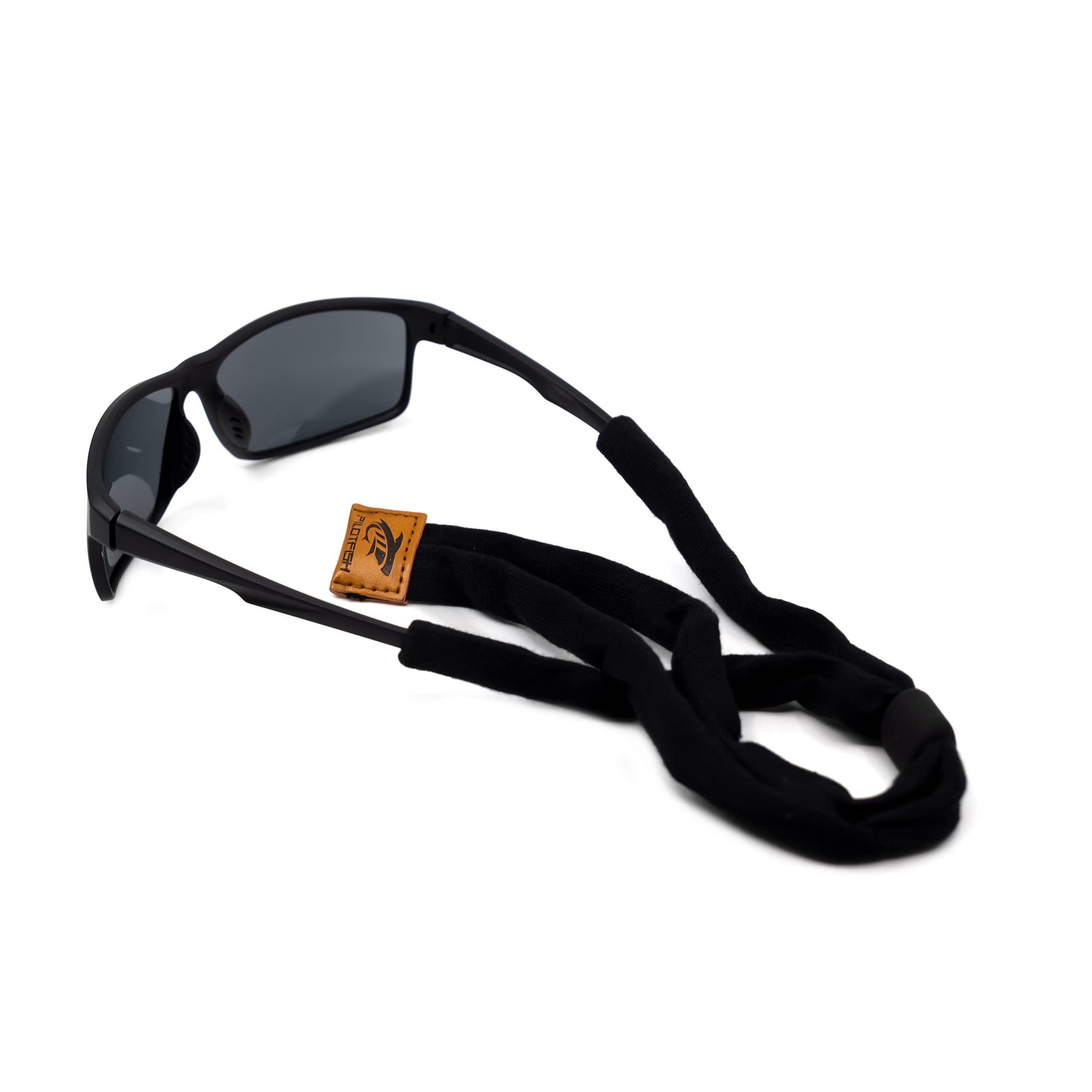 Pilotfish Premium Cotton Eyewear Retainer Sunglass Strap - Multiple Design Options - Soft & Durable Sunglass Holder