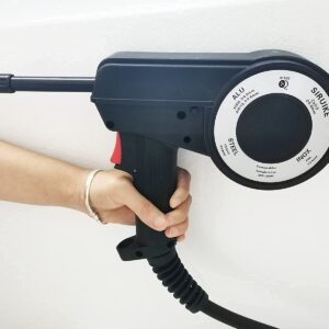 PreAsion Aluminum Spool Gun Mig Torch Fit Miller Millermatic 140 180 211300371 Spoolmate 100 Series with 10ft Cables for Aluminum Stainless Steel Iron with Welding Wire 20 Contact Tips