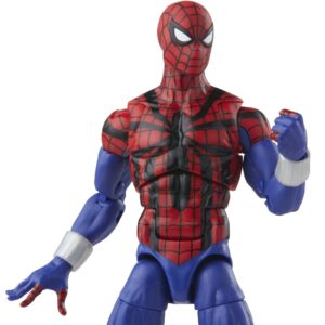 Spider-Man Marvel Legends Series 6-inch Ben Reilly Action Figure Toy, Includes 5 Accessories: 4 Alternate Hands, 1 Web Line FX