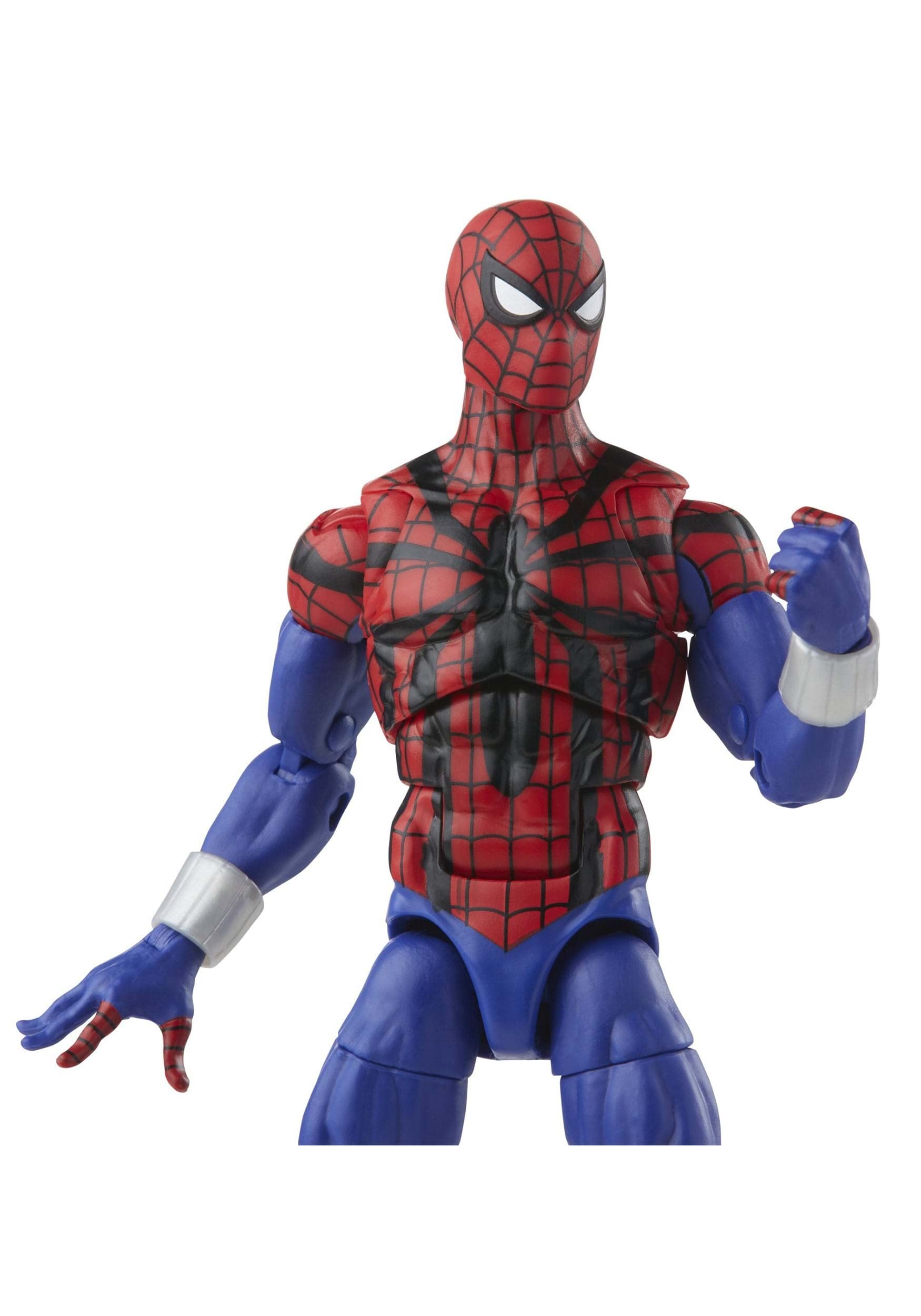 Spider-Man Marvel Legends Series 6-inch Ben Reilly Action Figure Toy, Includes 5 Accessories: 4 Alternate Hands, 1 Web Line FX