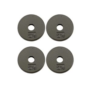 Ader Hollow E-Z Curl 1" Bar w/ 4 pcs of 2.5lb + 5lb Gray 1" Regular Plates