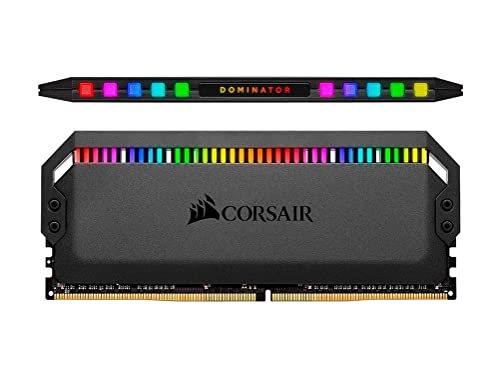 Corsair Dominator Platinum RGB 32GB (2x16GB) DDR4 3600 (PC4-28800) C14 1.45V AMD Optimized Memory- Black, CMT32GX4M2Z3600C14