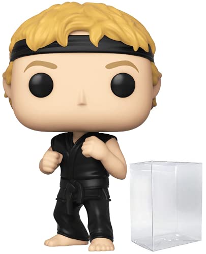 POP Johnny Lawrence [Cobra Kai] Funko Vinyl Figure (Bundled with Compatible Pop Box Protector Case), Multicolor, 3.75 inches