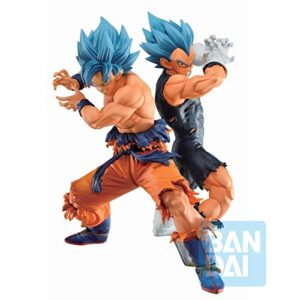 Ichibansho Figure - Dragon Ball Super - Son Goku & Vegeta (Super Saiyan God Super Saiyan) (Vs Omnibus Super), Bandai Spirits Collectible Statue