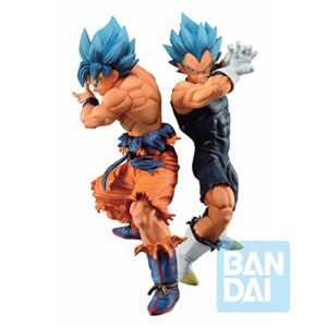 Ichibansho Figure - Dragon Ball Super - Son Goku & Vegeta (Super Saiyan God Super Saiyan) (Vs Omnibus Super), Bandai Spirits Collectible Statue