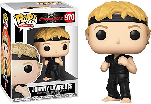 POP Johnny Lawrence [Cobra Kai] Funko Vinyl Figure (Bundled with Compatible Pop Box Protector Case), Multicolor, 3.75 inches