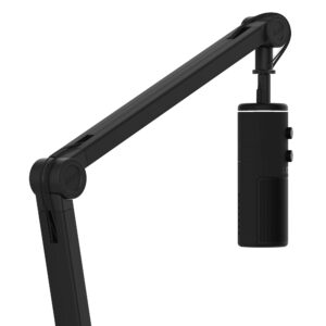 NZXT Boom Arm - AP-BOOMA-B1 - Streaming Microphone Boom Arm - Discreetly Store USB & XLR Cables - Smooth and Silent - Cable Channel Covers - Black