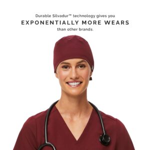 FIGS Unisex Modern Classic Scrub Cap - Burgundy, One Size