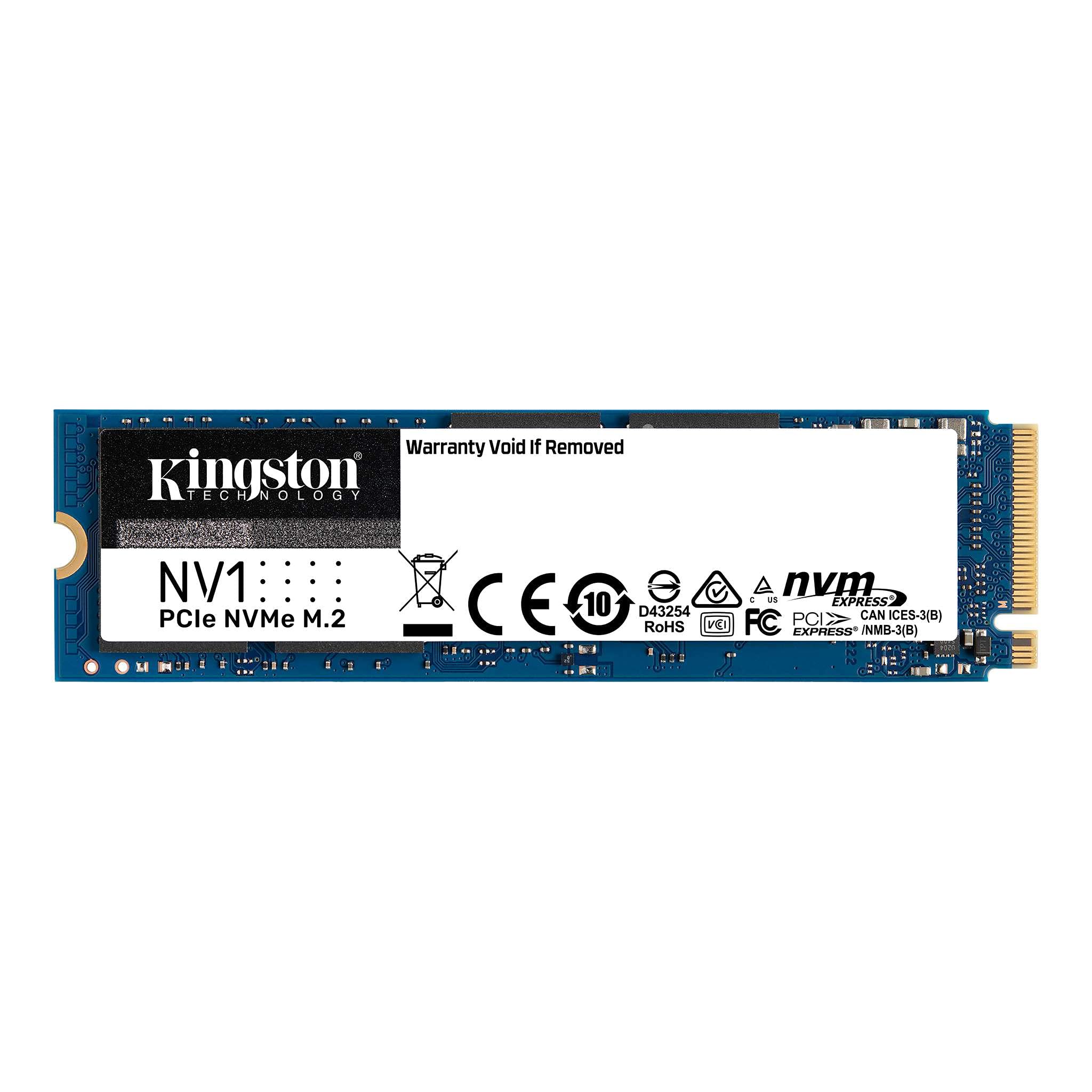 Kingston NV1 250G M.2 2280 NVMe PCIe Internal SSD Up to 2100 MB/s SNVS/250G