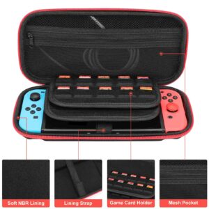 Hammerhead Shark in Wild Travel Carrying Case Game Bag for Nintendo Switch Console Accessories Holds 20 Game Card Bag