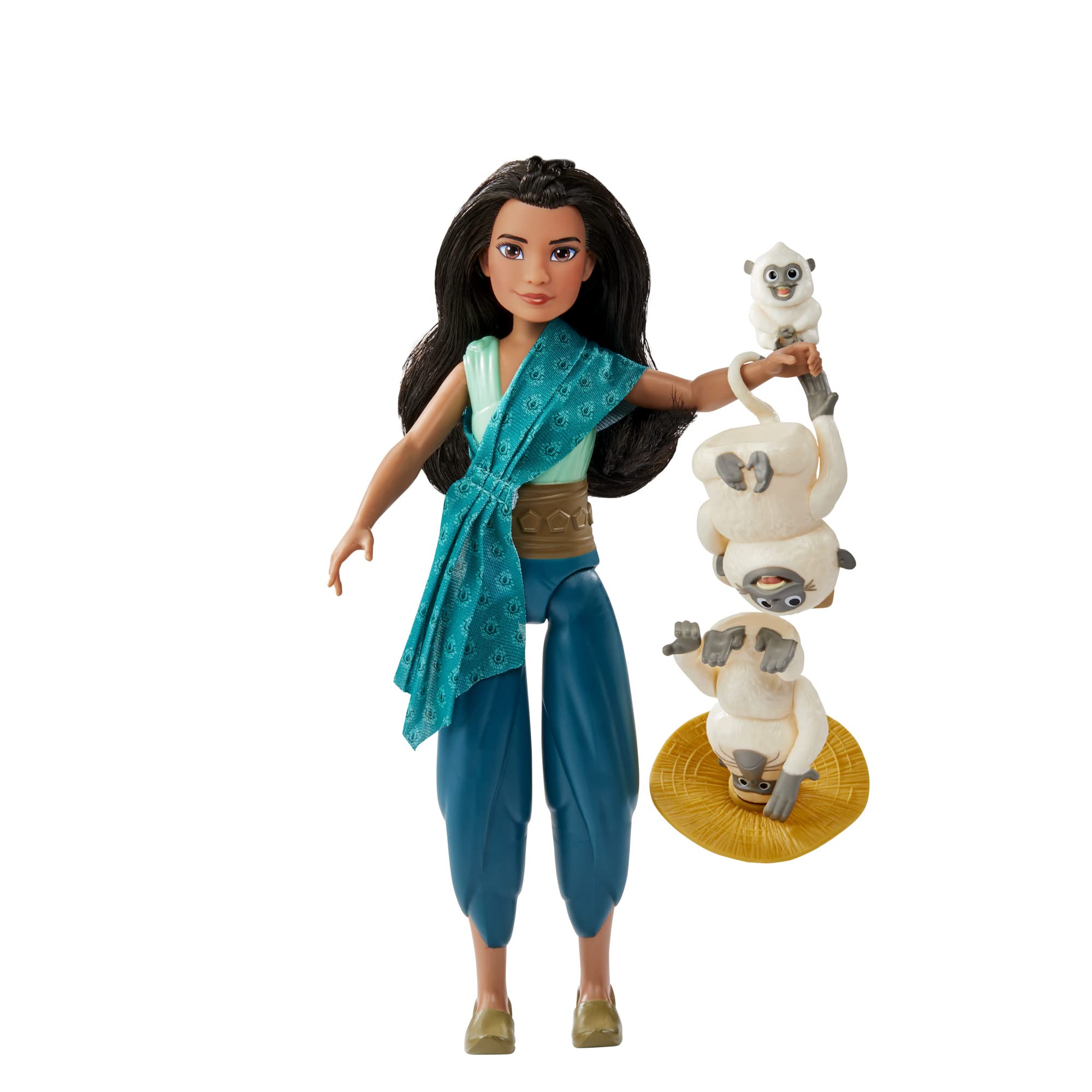 Disney Princess Raya and The Last Dragon, Raya, Ongis, and NOI Pack, Fashion Doll Clothes and Accessories, Toy for Kids 3 and Up