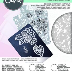 Sizzix Storage Printed Mag Sh, 6 1/2" x4 3/8" w/Env, 6 7/8"x5"-3Pk, 665679, Multicolour