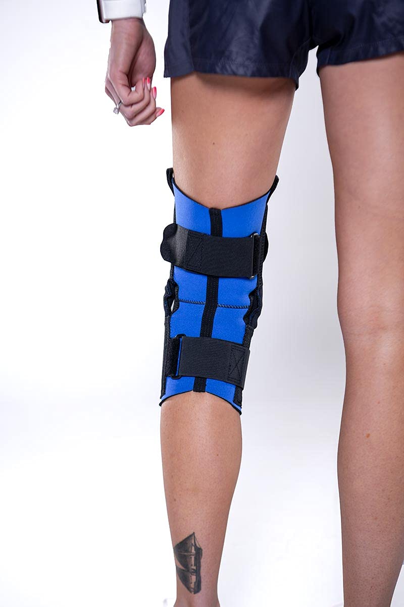 Nevin Sports Med Sports Knee Brace (Blue, Large)