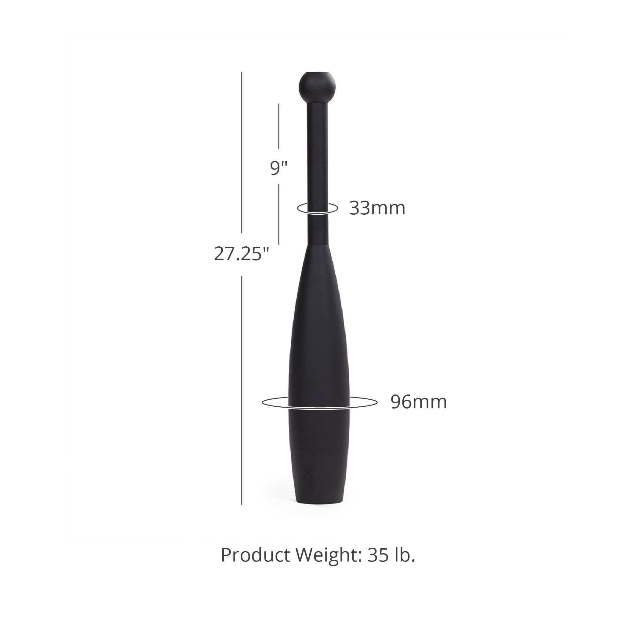 Titan Fitness 5 LB Steel Weight Indian Club for Strength Training, Rehabilitation, Stretching, Conditioning, Rotational and Functional Training, Improves Grip and Full Body Workout