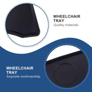 Healifty Wheelchair Tray Wheelchair Lap Tray Table Wheelchair Desk Universal Trays Desk for Manual Powered or Electric Wheelchairs 1Pcs