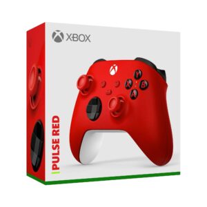 Xbox Wireless Controller – Pulse Red (Renewed)