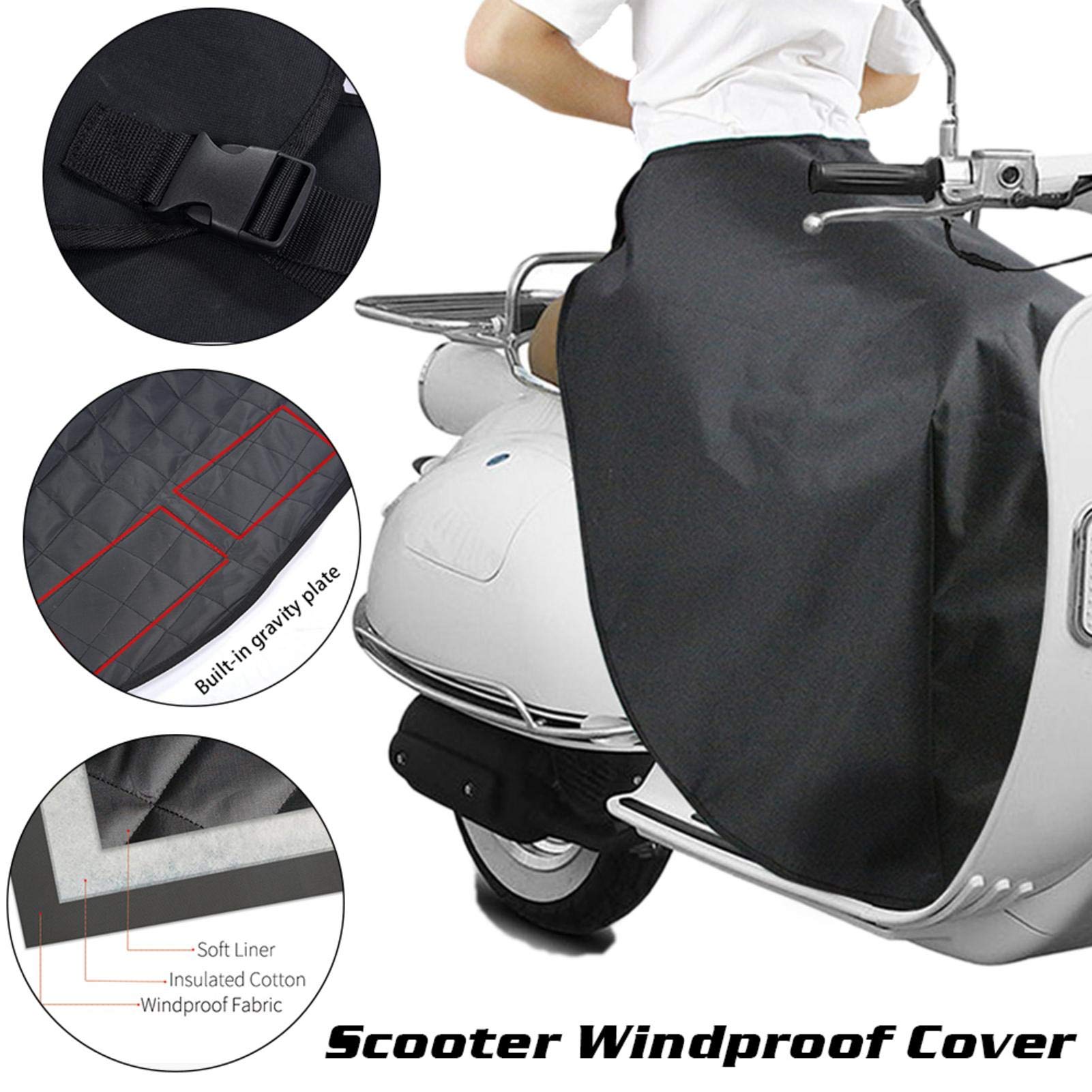 Longlasting Scooter Leg Cover Lap Apron Motorcycle Leg Protection Cover Windproof Waterproof Leg Lap Apron Warm Cover Universal for Scooter Electric Cars Motorcycle