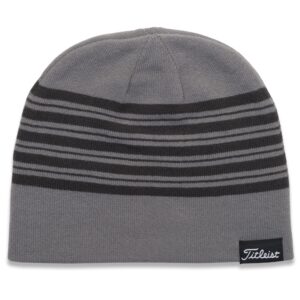 Titleist Men's Standard Beanie Hat, Gray/Charcoal, One Size