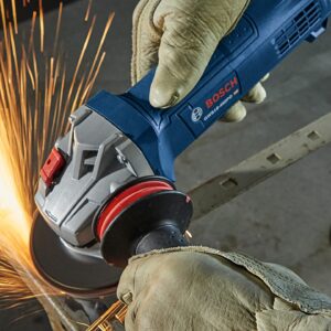 Bosch GWS10-450PD 4-1/2 In. Ergonomic Angle Grinder with No Lock-On Paddle Switch