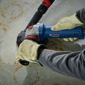 Bosch GWS10-450PD 4-1/2 In. Ergonomic Angle Grinder with No Lock-On Paddle Switch