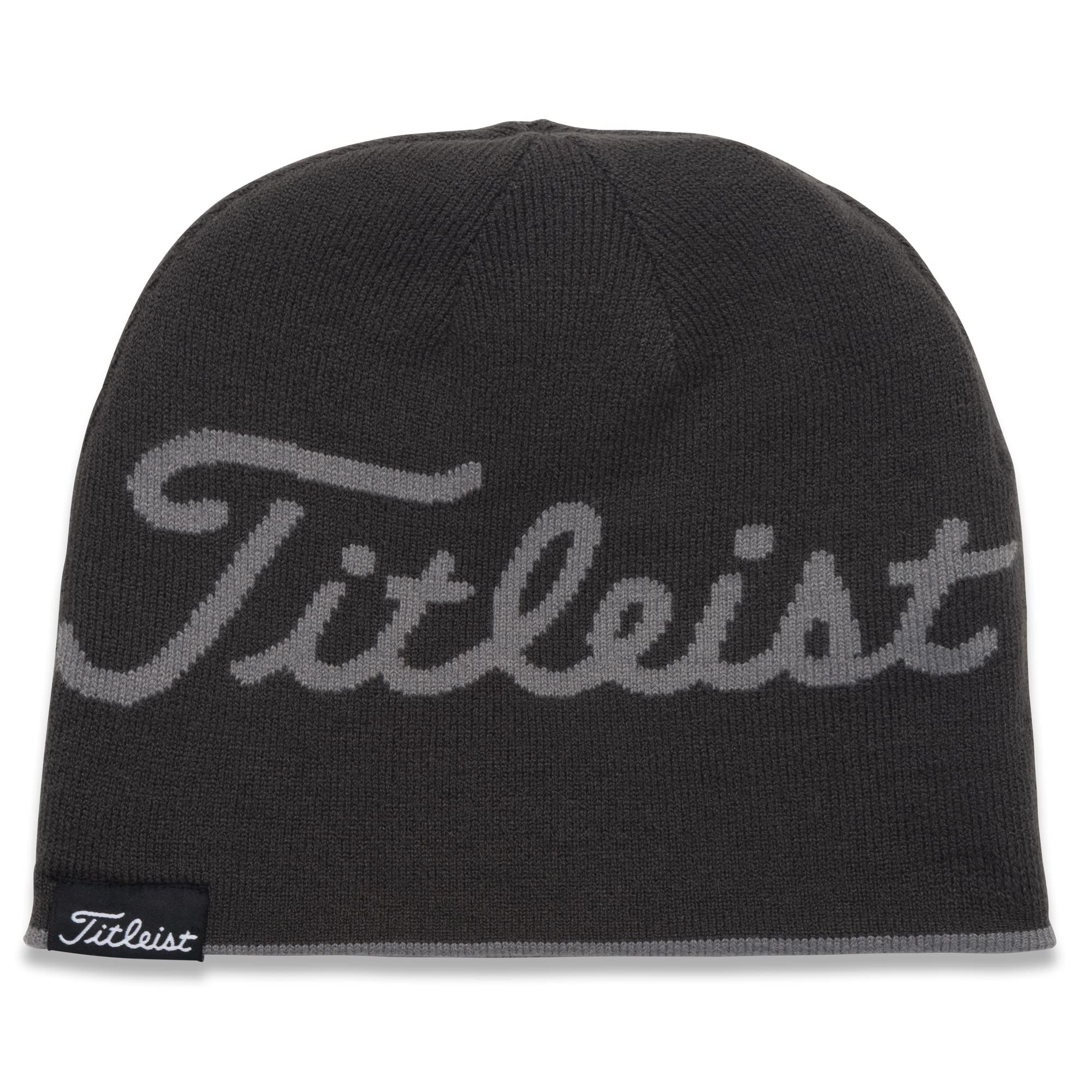 Titleist Men's Standard Beanie Hat, Gray/Charcoal, One Size