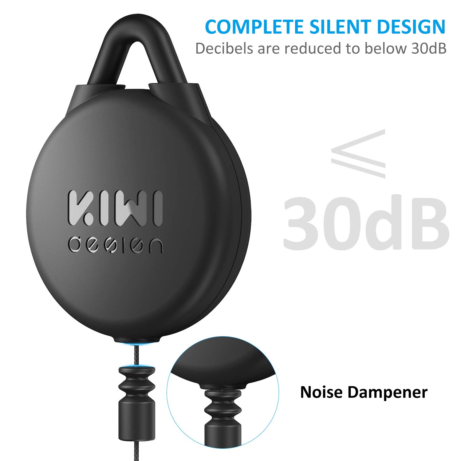 KIWI design VR Cable Management with Comfort Head Strap