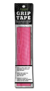 bowmar archery grip tape, designed for archers, self-adhering, effective in dry or wet conditions, comfortable, tacky, easy to install (pink)