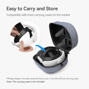 KIWI design VR Cable Management with Comfort Head Strap