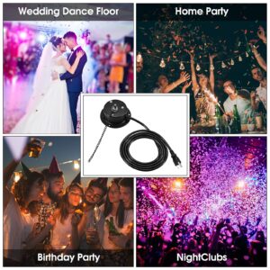 3 RPM Mirror Ball Motor NuLink Heavy Duty Disco Ball Motor Rotator Supports 4 6 8 12 16” Balls for Indoor Night Club, DJ, Party Decor