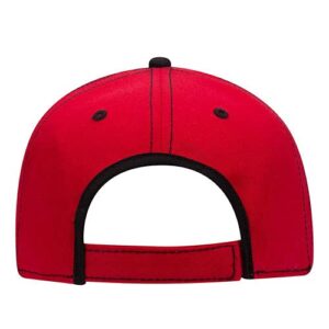 IH International Harvester Logo Hat, Red with Black Accents.