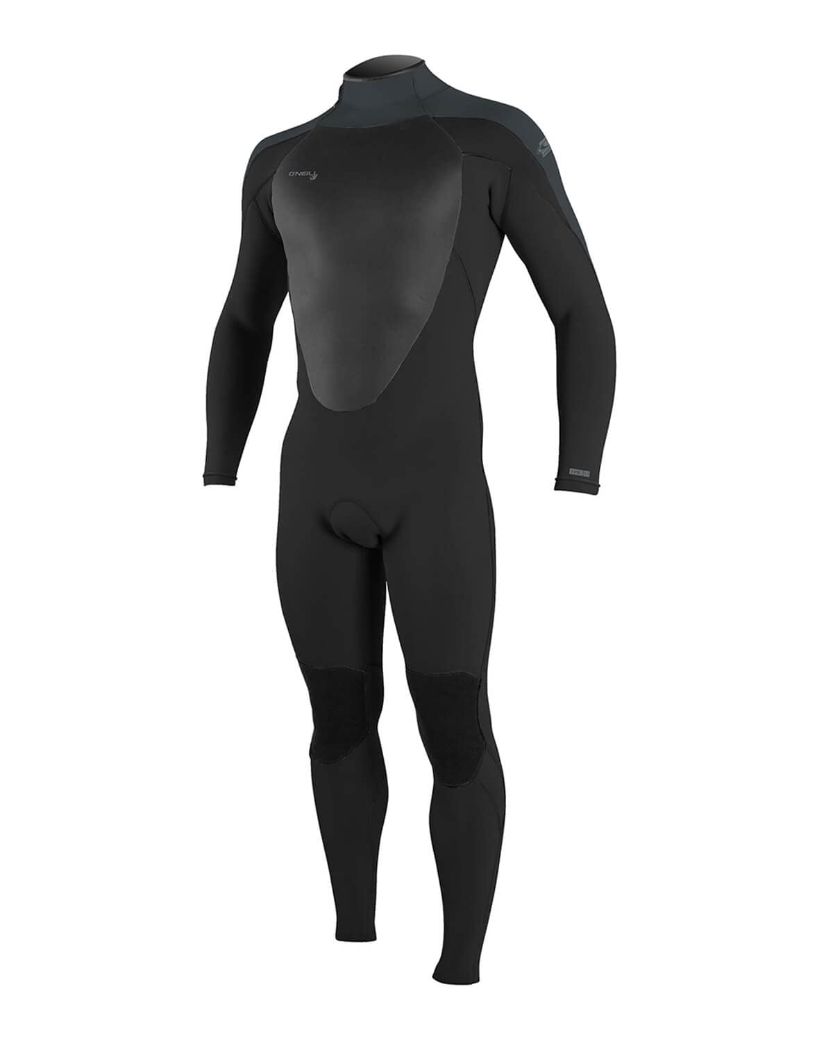 O'Neill Epic 3/2 mm Back Zip Full Wetsuit Black/Gunmetal/Black 2XL (6'0"-6'2", 210-230 lbs)