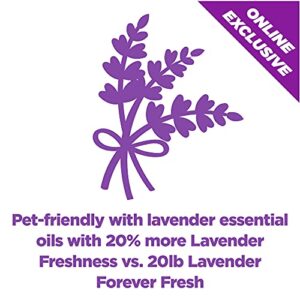 Arm & Hammer Forever Fresh Clumping Cat Litter Lavender, MultiCat 18lb With 20% More Lavender Freshness, Pet Friendly With Essential Oils