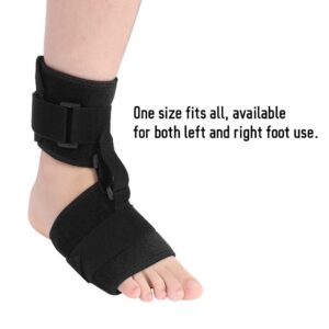 Agatige Drop Foot Brace, Foot Support Wrap Ankle Stabilizer Foot Drop Splint Orthotics for Achilles Tendonitis, Plantar Fasciitis, Bone Fracture, Sprain Injury