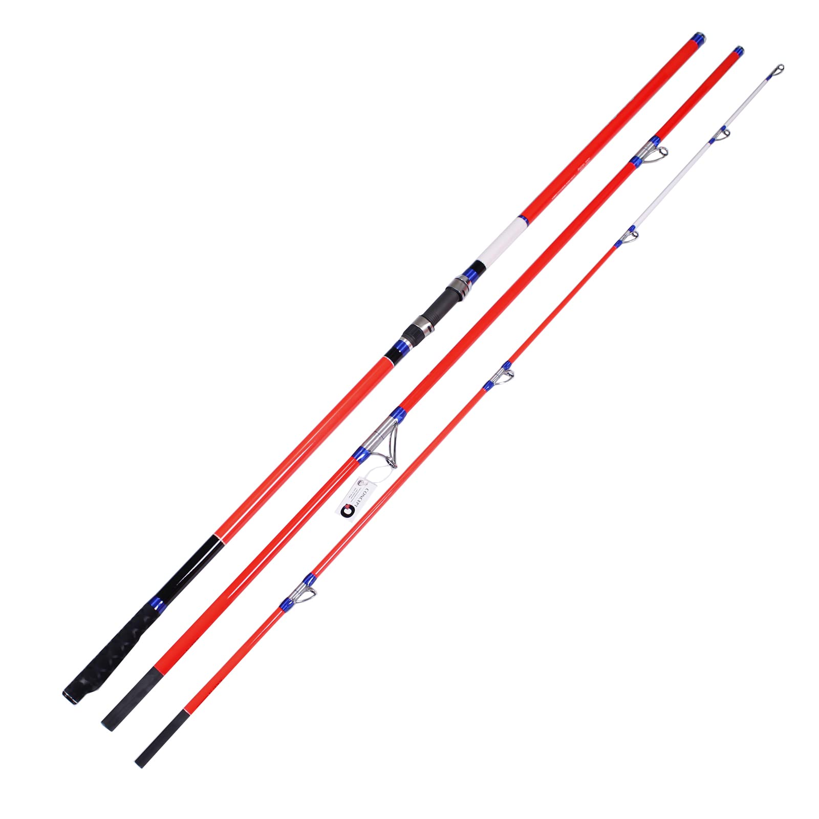 Tideliner 14 Feet 4.2m Surf Casting Fishing Rod 36T Carbon Fiber with Full Fuji Accessories 3 Sections CW 100-250g Surfcasting Rod