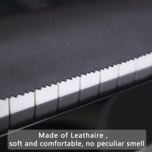 Mooson Piano Keyboard Anti-Dust Cover High Technology Fabric Key Cover Cloth Fit For Upright Piano, Electric Piano & Grand piano (Dark blue) (Black)