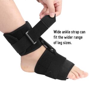 Agatige Drop Foot Brace, Foot Support Wrap Ankle Stabilizer Foot Drop Splint Orthotics for Achilles Tendonitis, Plantar Fasciitis, Bone Fracture, Sprain Injury