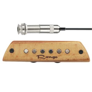 rg-s3 passive woody soundhole acoustic guitar pickup with volume tone control for steel-string acoustic guitars - magnetic humbucker pickup