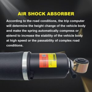 LUFT MEISTER 23487280 2 PCS Rear Air Shock Absorber Compatible with Escalade ESV EXT Chevy Suburban Tahoe Avalanche GMC Yukon XL 1500 19302786 25871432 580-1091