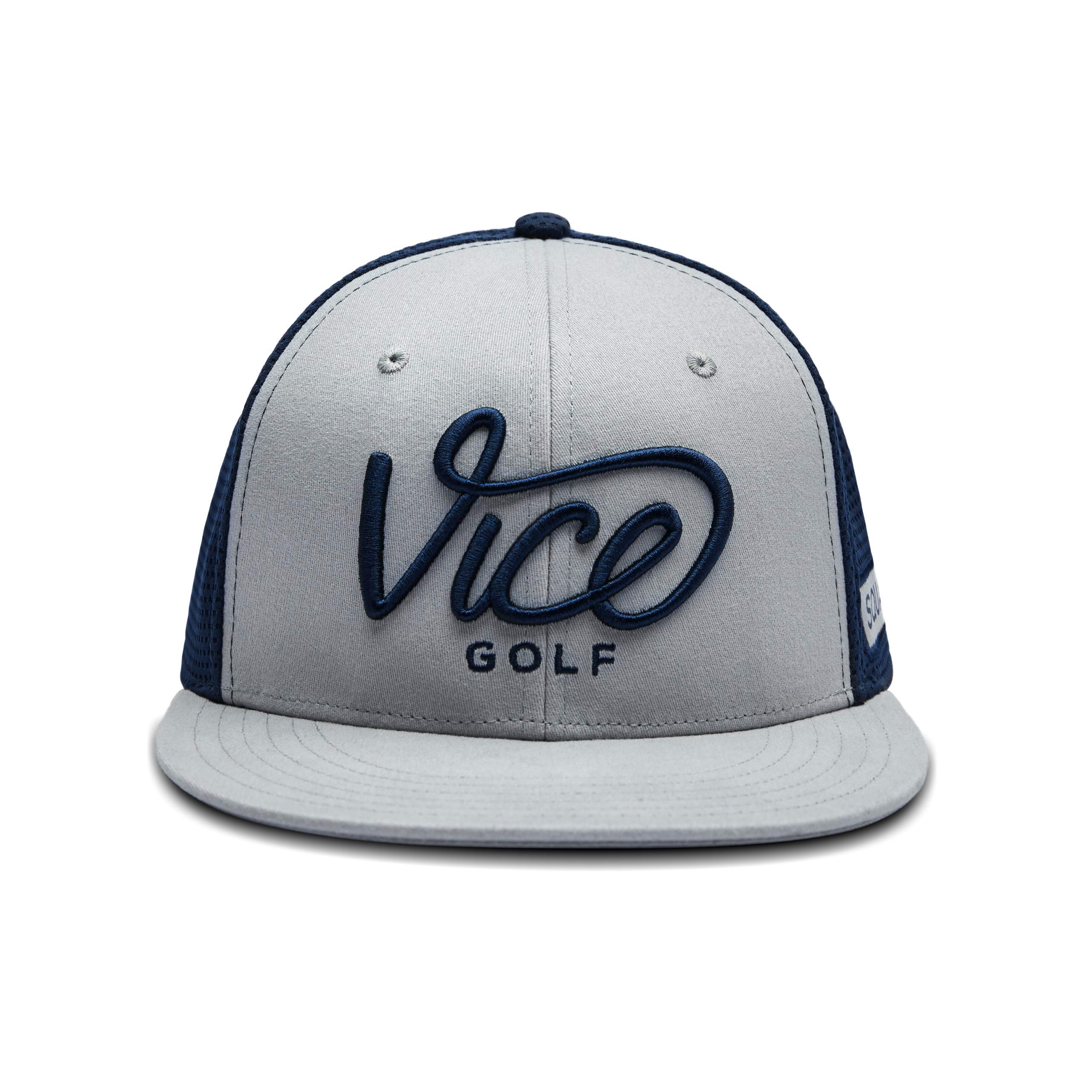 VICE Golf Squad Cap Navy/Grey | Golf Cap | One Size fits All | Unisex